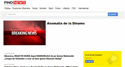 Desktop Screenshot of findnews.ro